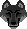 A small pixel art of Truce the wolf.